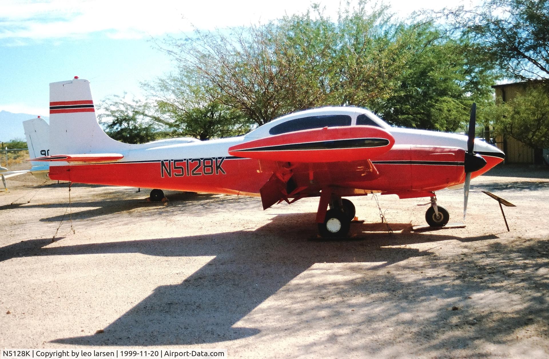 N5128K, Riley-Temco D-16 Twin Navion C/N TTN-29 (NAV-4-2028B), Pima Air Museum 20.11.1999