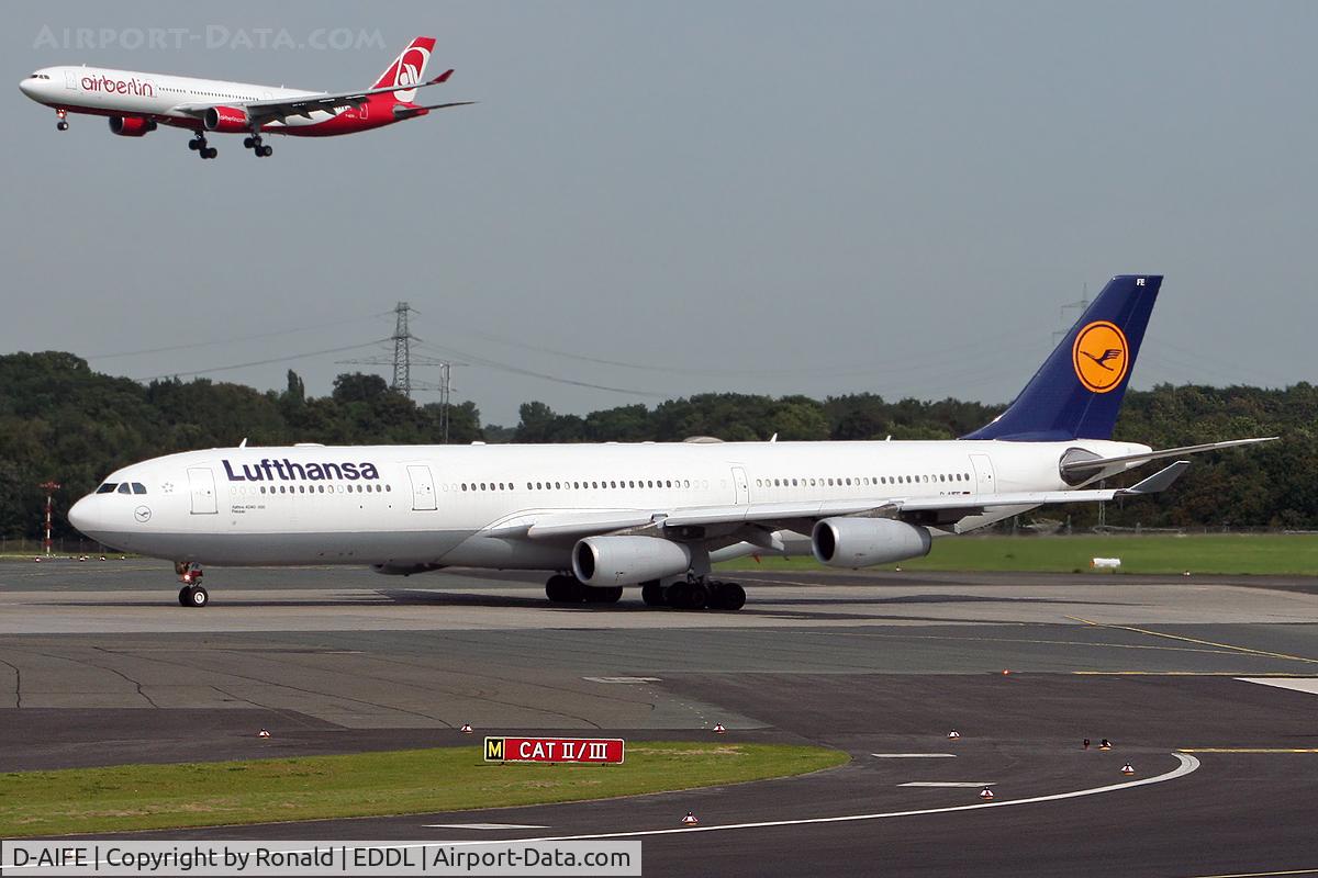 D-AIFE, 2001 Airbus A340-313X C/N 434, at dus