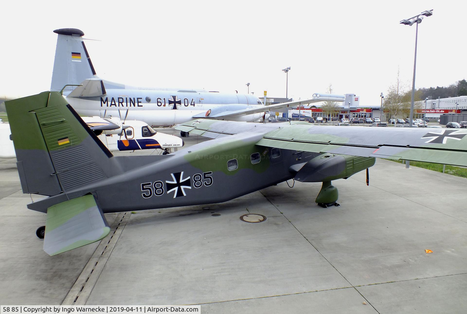 58 85, 1973 Dornier Do-28D-2 Skyservant C/N 4160, Dornier Do 28D-2 Skyservant at the Dornier Mus, Friedrichshafen