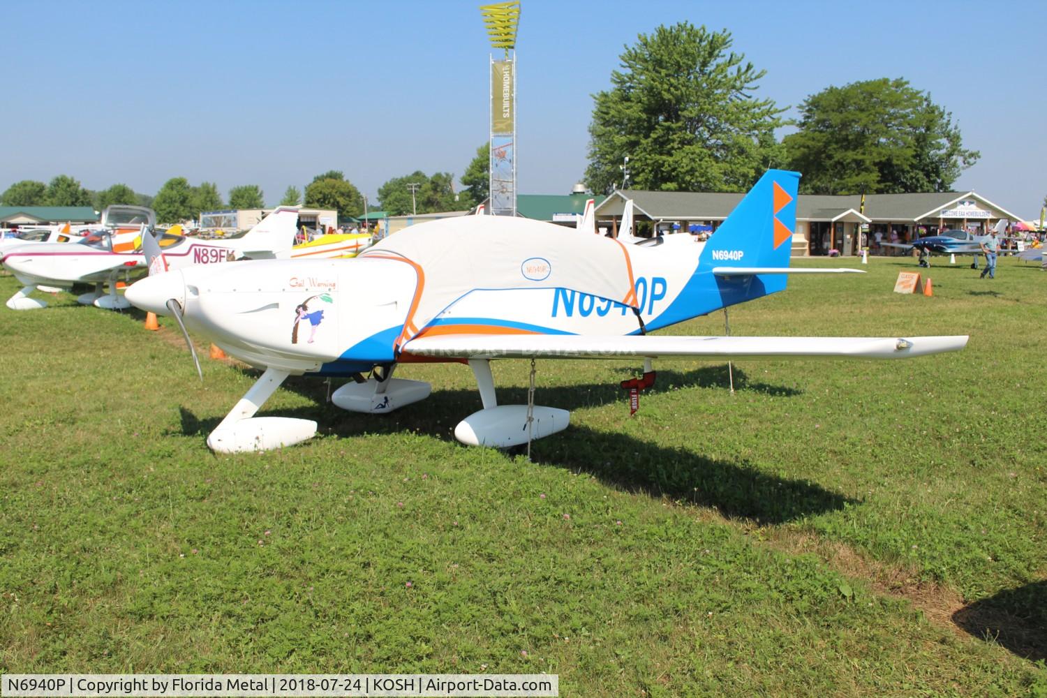 N6940P, Stoddard-Hamilton Glasair II-S FT C/N 2145, EAA OSH 2018