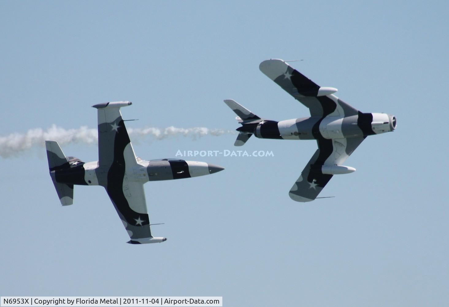 N6953X, PZL-Mielec Lim-6 (MiG-17) C/N 1J0511, Cocoa Beach Airshow 2011