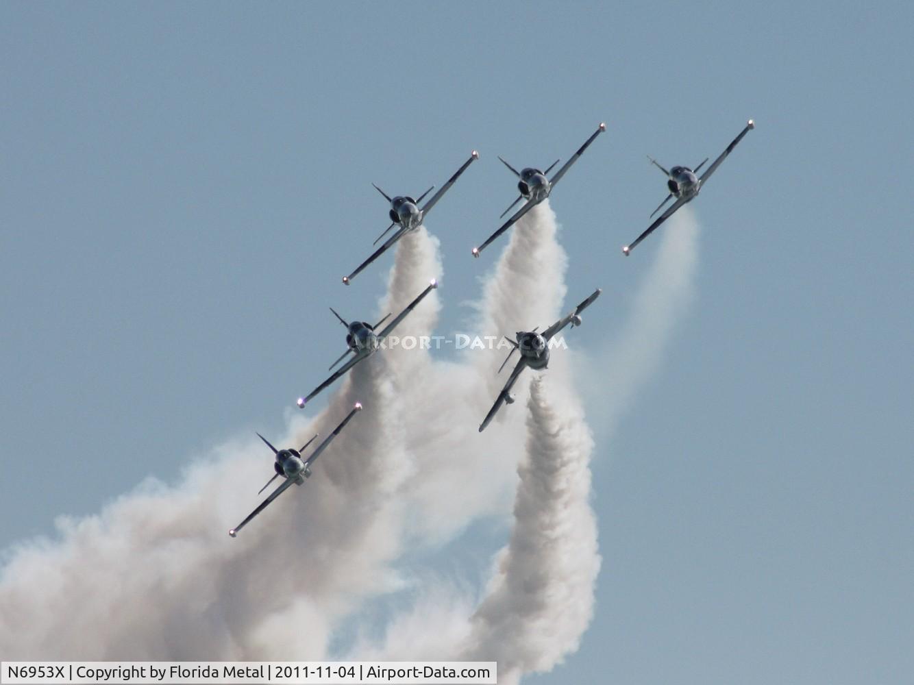 N6953X, PZL-Mielec Lim-6 (MiG-17) C/N 1J0511, Cocoa Beach Airshow 2011