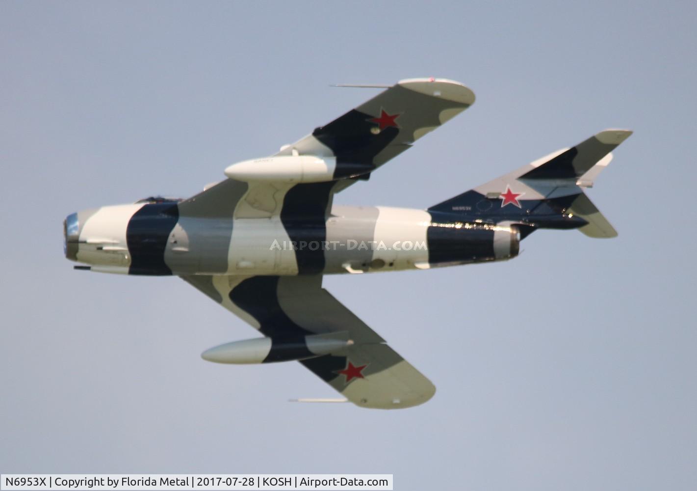 N6953X, PZL-Mielec Lim-6 (MiG-17) C/N 1J0511, EAA OSH 2017