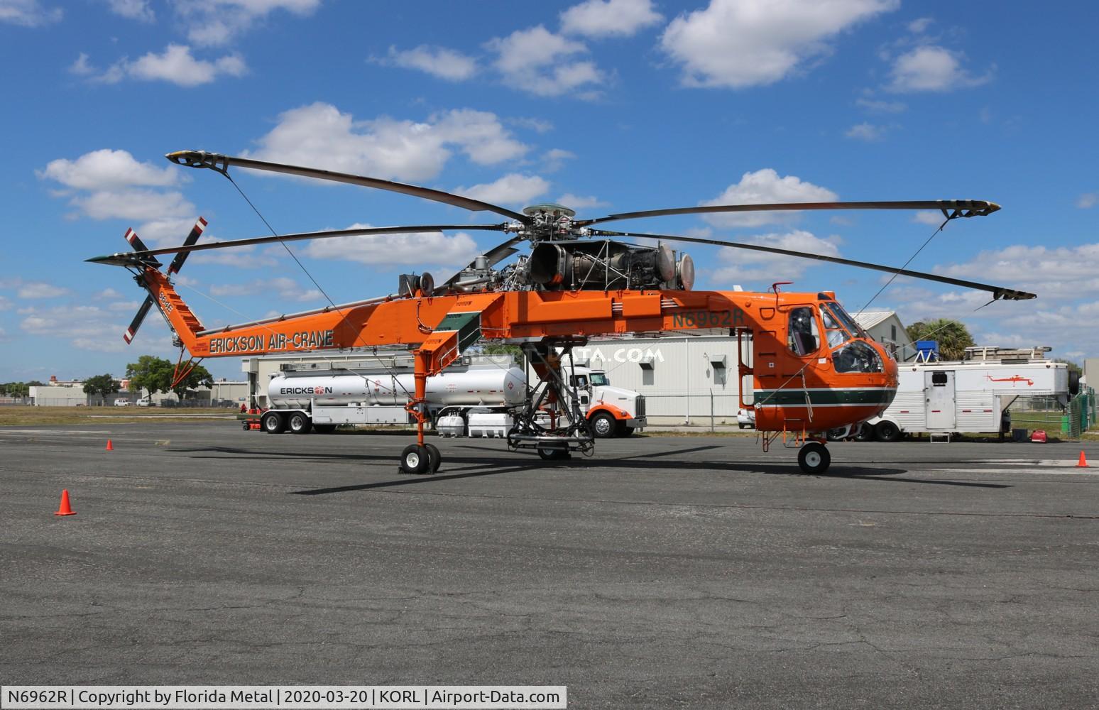 N6962R, 1968 Sikorsky S-64E C/N 64058, ORL spotting 2020