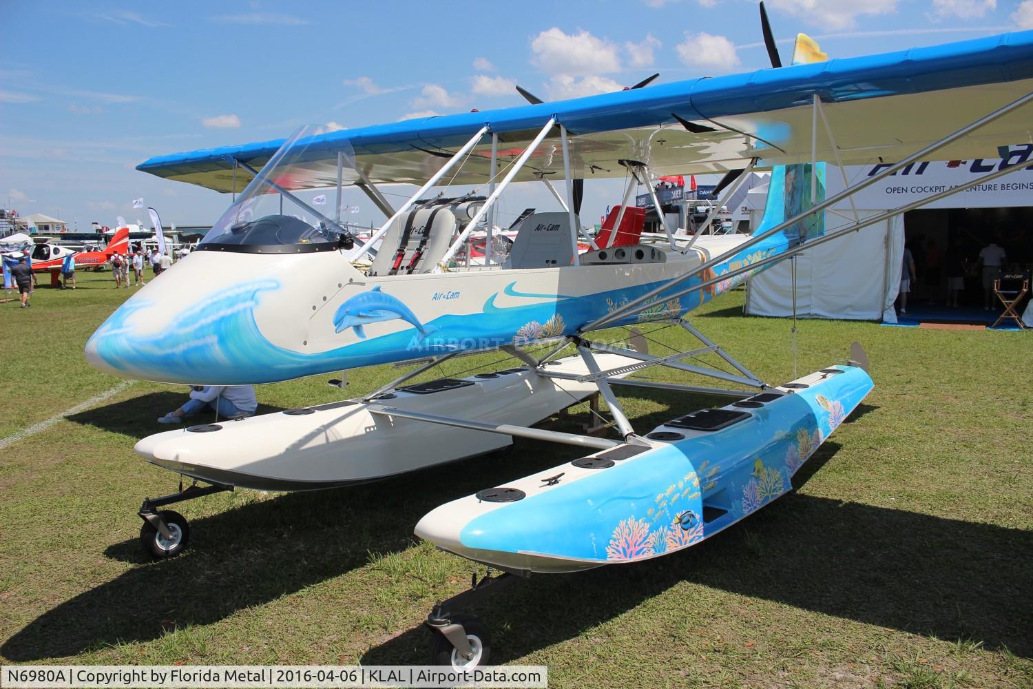 N6980A, 2000 Leza-Lockwood Air Cam C/N AC020, SNF LAL 2016