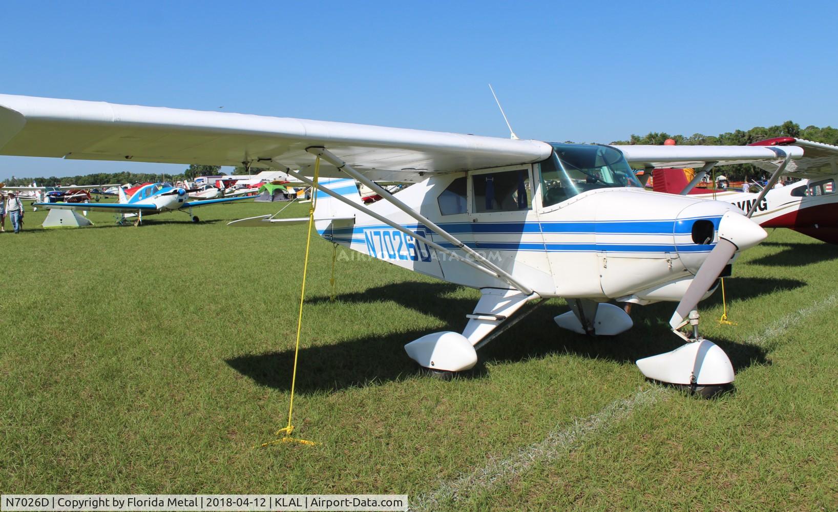 N7026D, 1957 Piper PA-22-150 Tri-Pacer C/N 22-4920, SNF LAL 2018