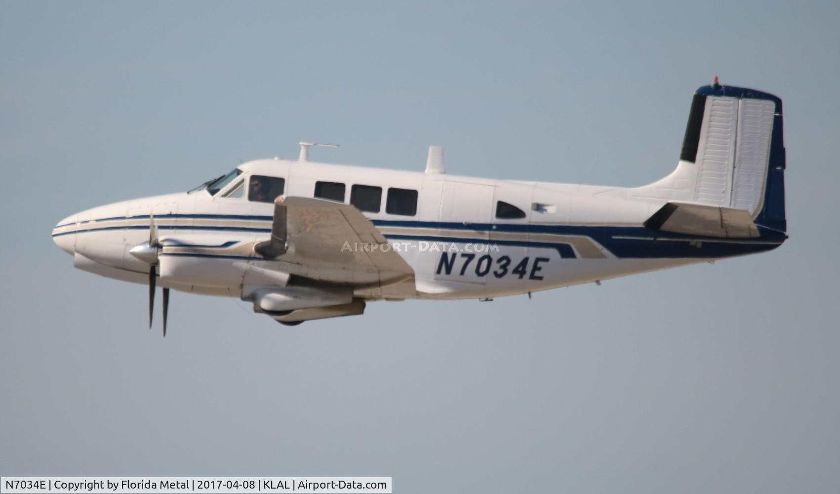 N7034E, 1962 Beech 65 (LF-23F) C/N LF-49, SNF LAL 2017