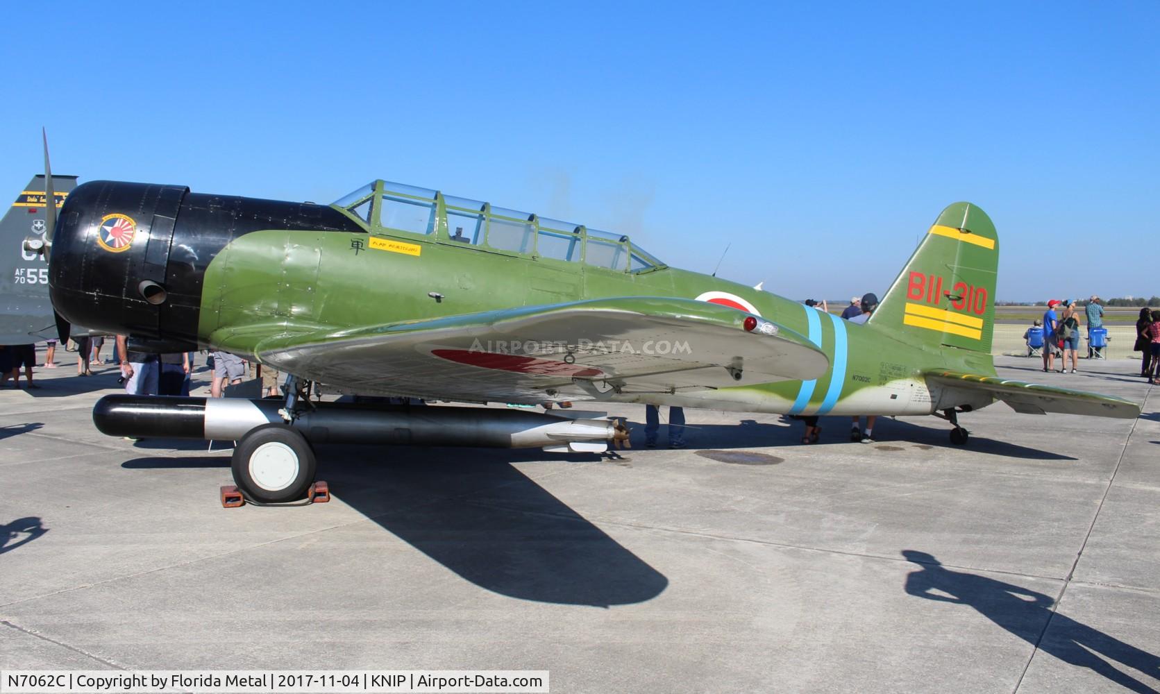 N7062C, 1943 North American SNJ-4 Texan C/N 88-13171, NAS JAX 2017