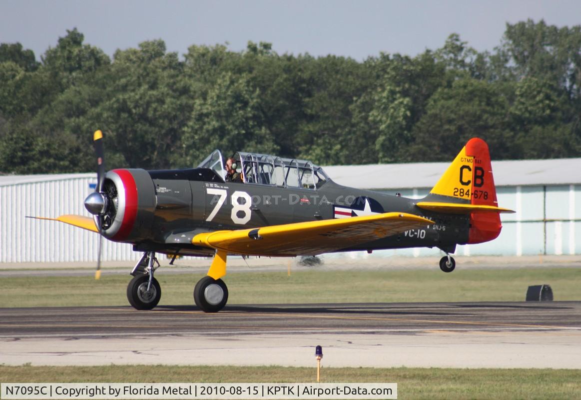 N7095C, North American AT-6D Texan C/N 42-84678, PTK 2010