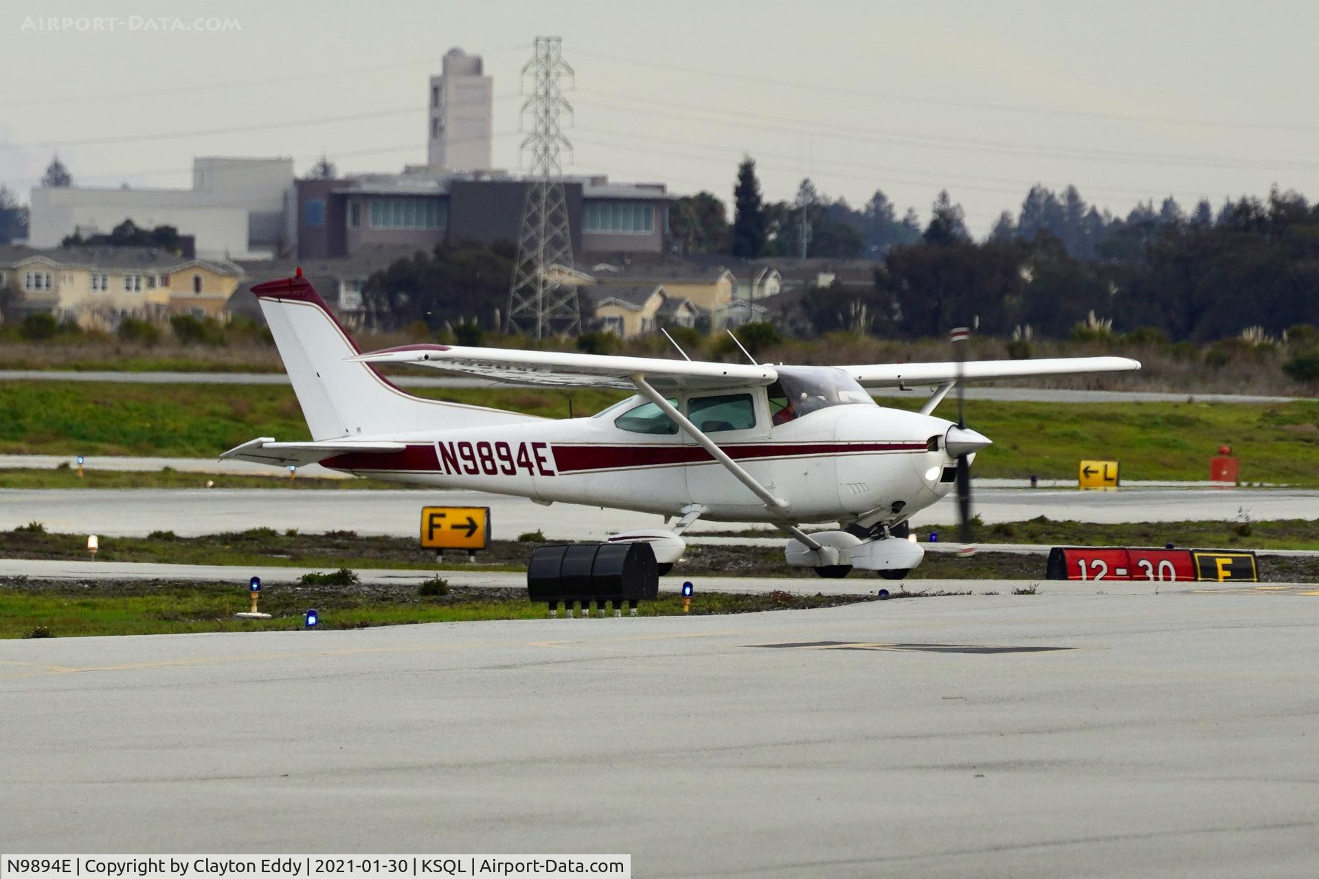 N9894E, 1975 Cessna 182P Skylane C/N 18263955, San Carlos Airport California 2021.