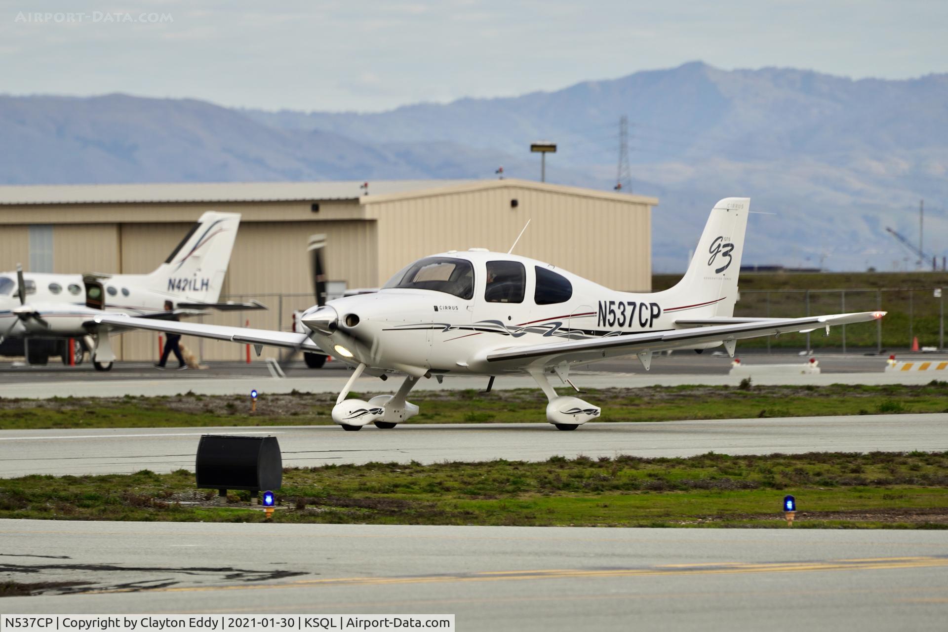 N537CP, 2008 Cirrus SR22 G3 C/N 3038, San Carlos Airport California 2021