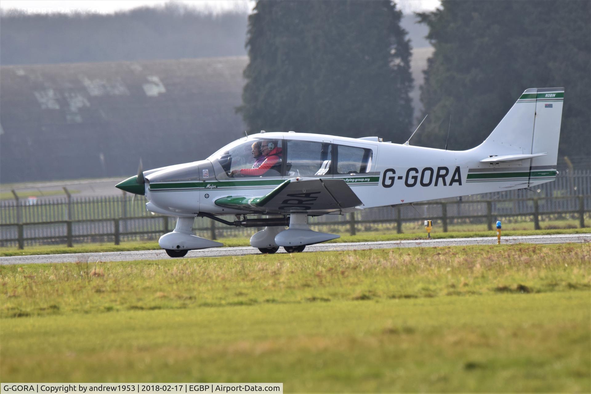 G-GORA, 1995 Robin DR-400-160 Chevalier C/N 2271, G-GORA at Cotswold Airport.