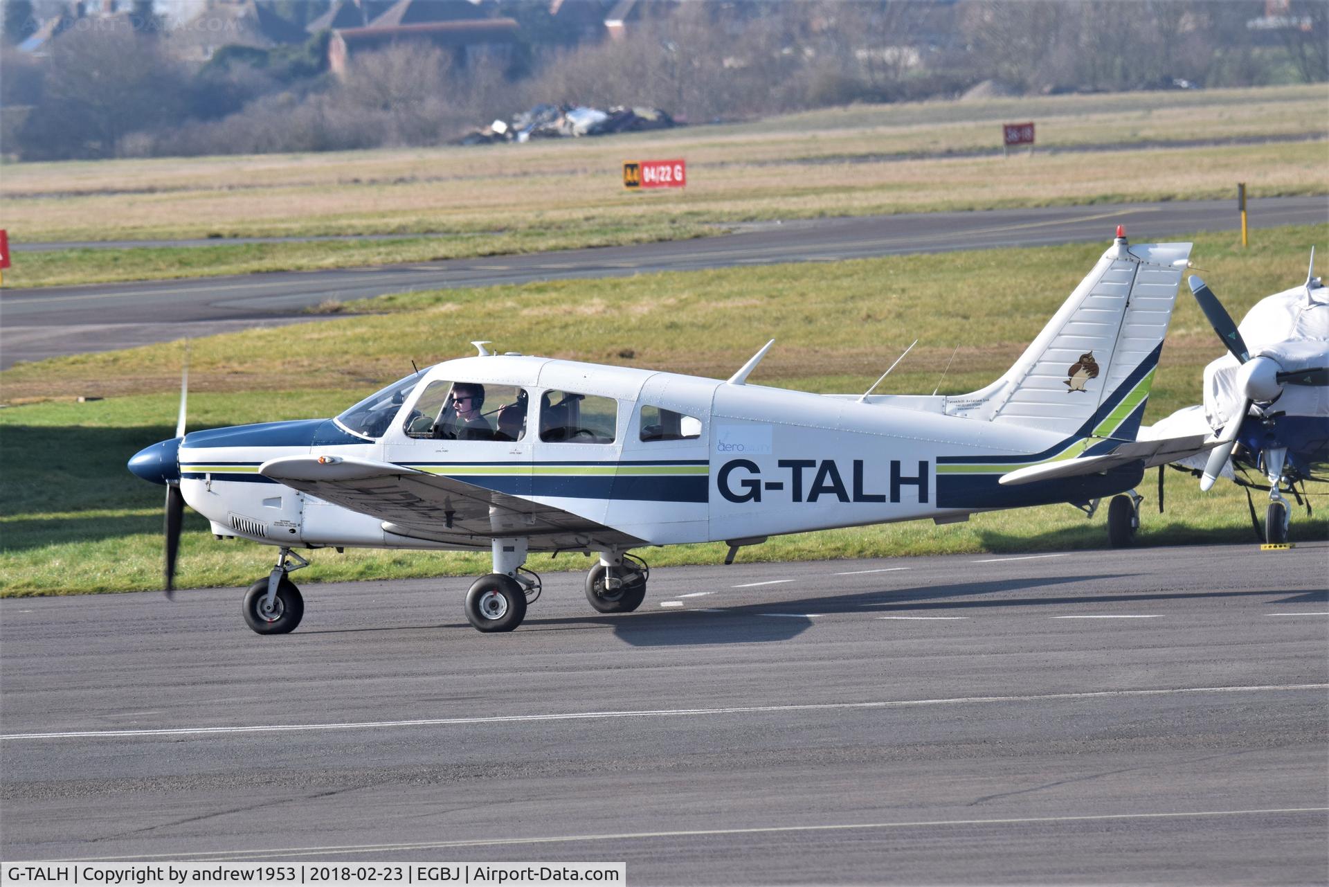 G-TALH, 1976 Piper PA-28-181 Cherokee Archer II C/N 28-7790208, G-TALH at Gloucestershire Airport.