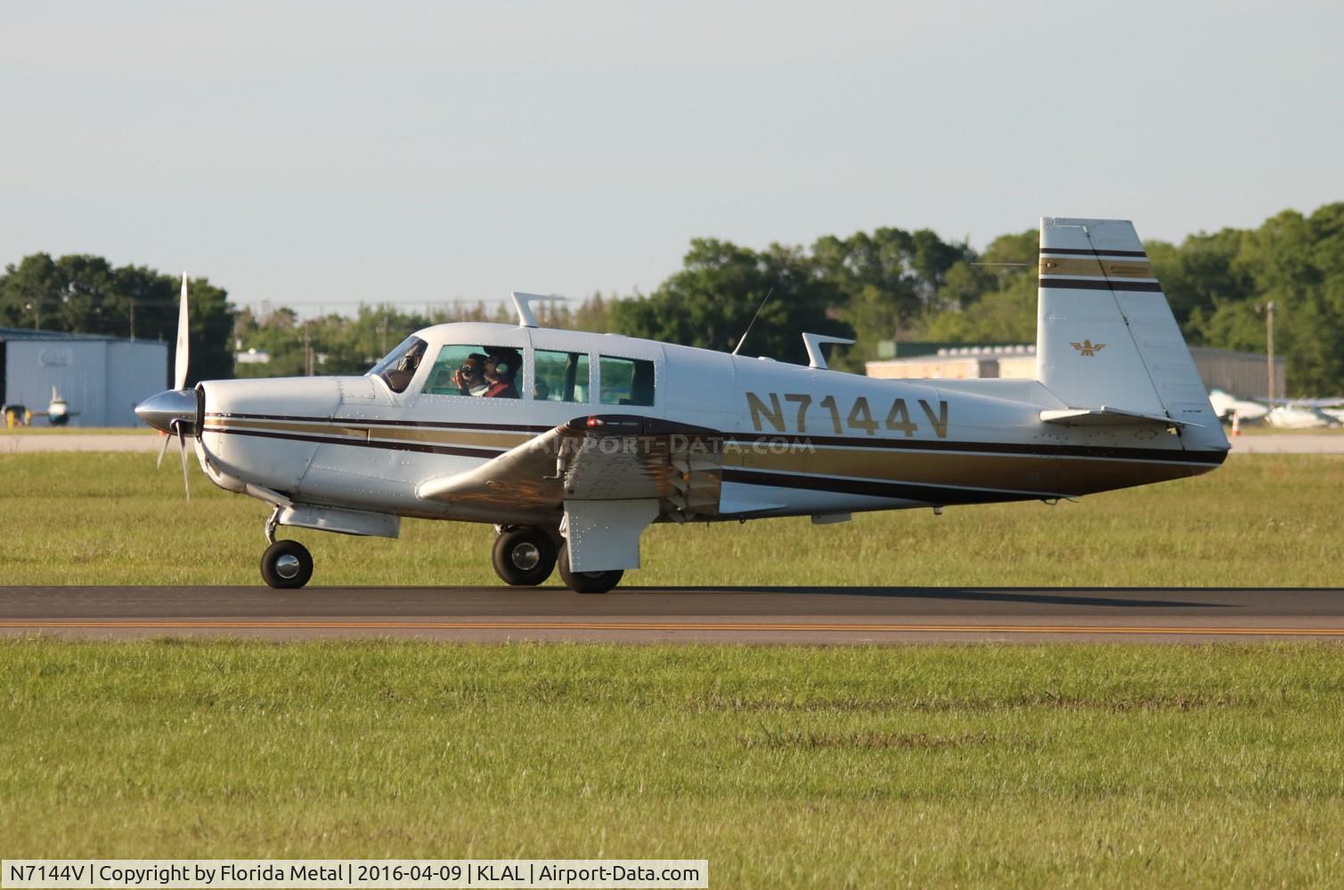 N7144V, 1974 Mooney M20F Executive C/N 22-0063, SNF LAL 2016