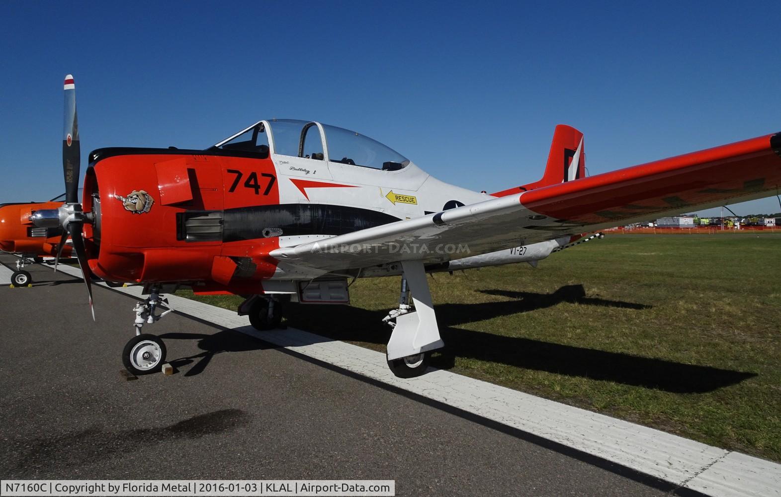 N7160C, 1992 North American T-28C Trojan Trojan C/N 252-25, SNF LAL 2017