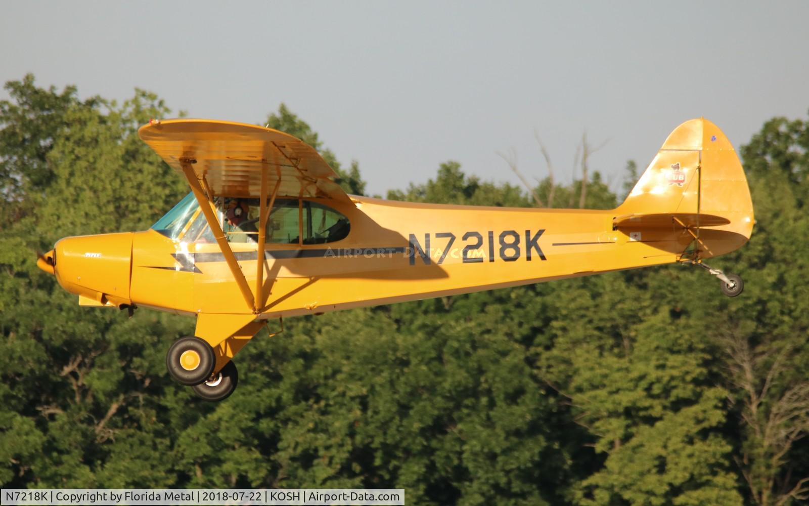 N7218K, 1950 Piper PA-18-105 Super Cub C/N 18-102, EAA OSH 2018