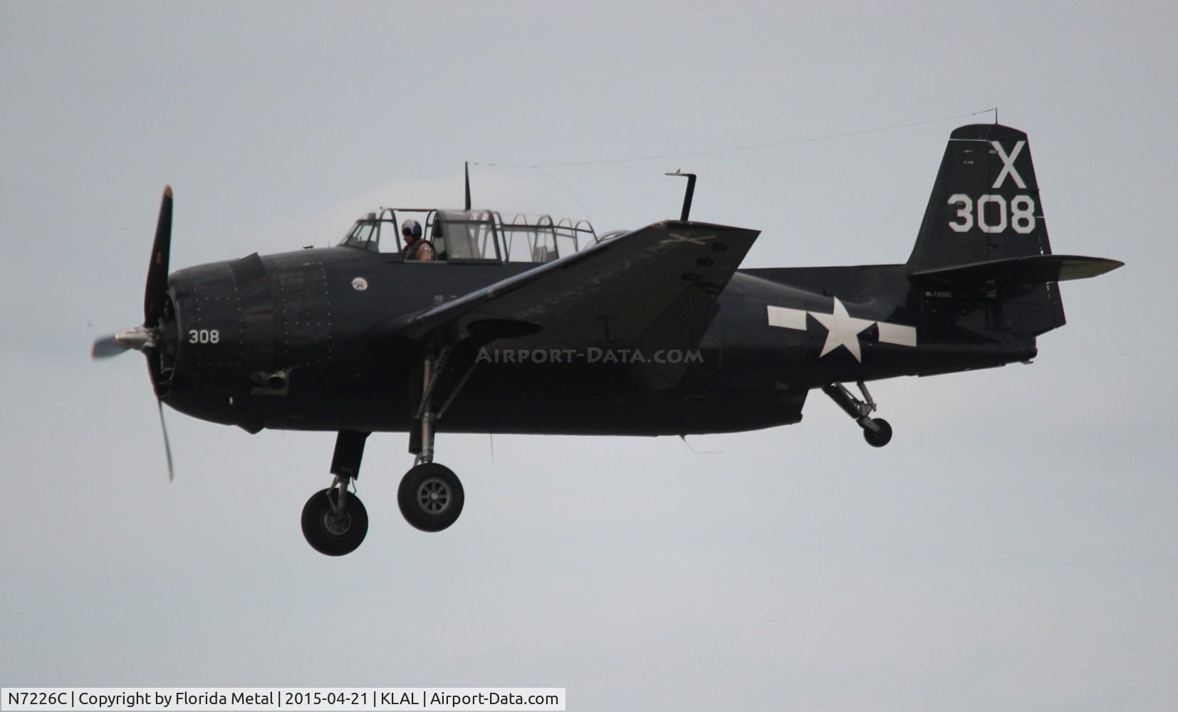 N7226C, Grumman TBM-3E Avenger C/N 85938, SNF LAL 2015