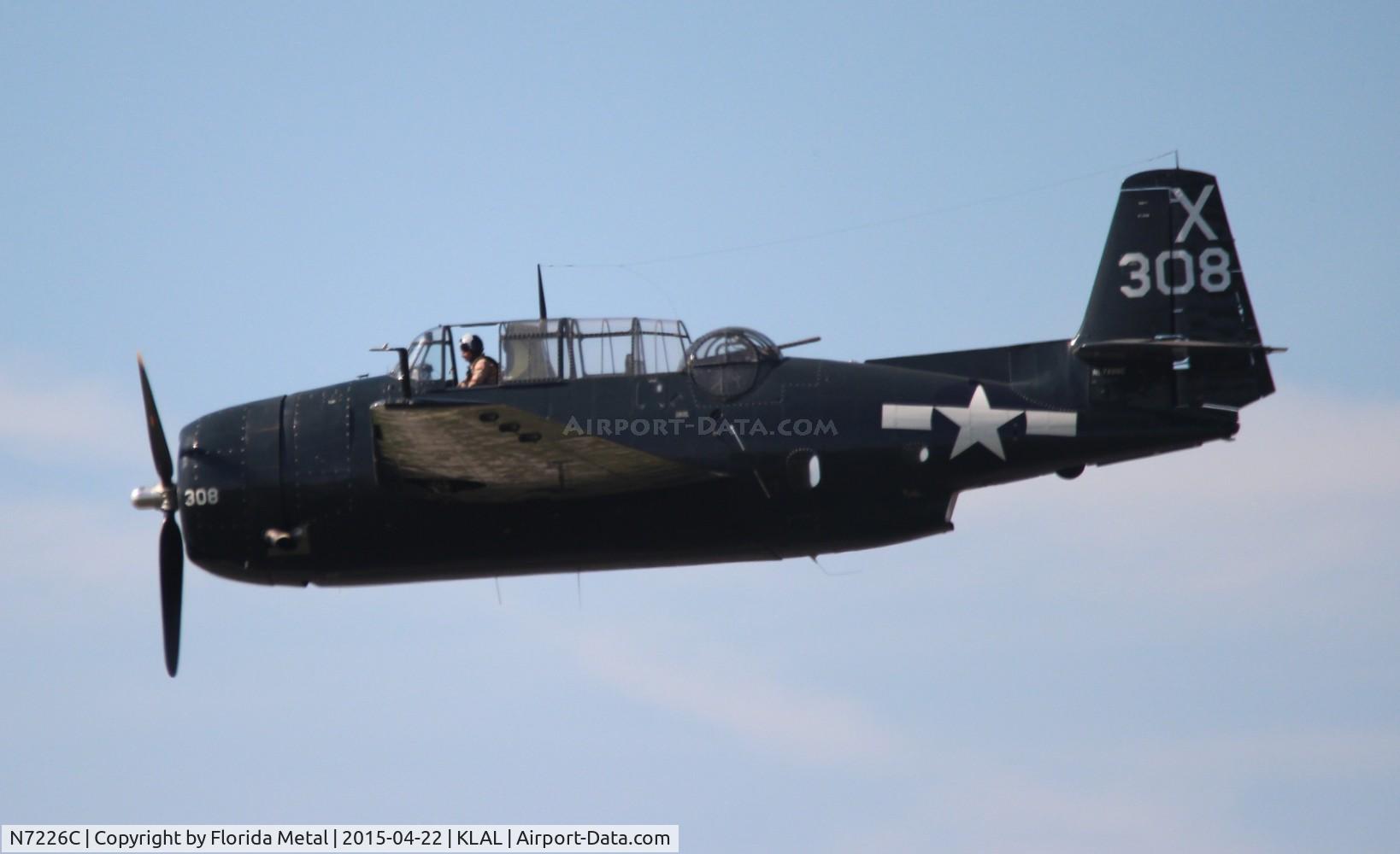 N7226C, Grumman TBM-3E Avenger C/N 85938, SNF LAL 2015