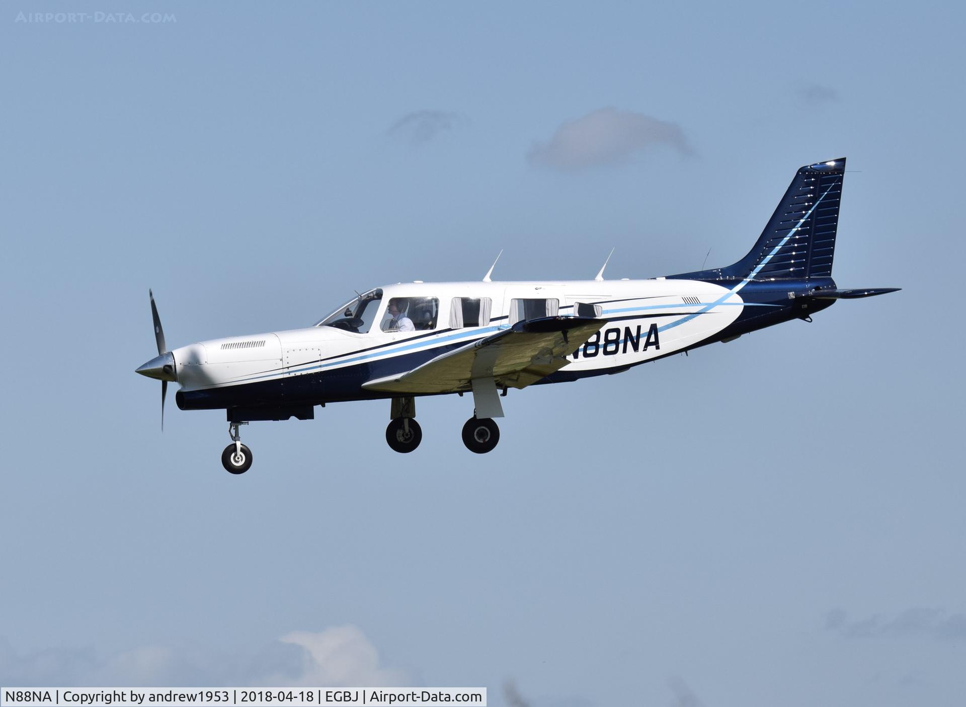 N88NA, 1984 Piper PA-32R-301T Turbo Saratoga C/N 32R-8529005, N88NA at Gloucestershire Airport.