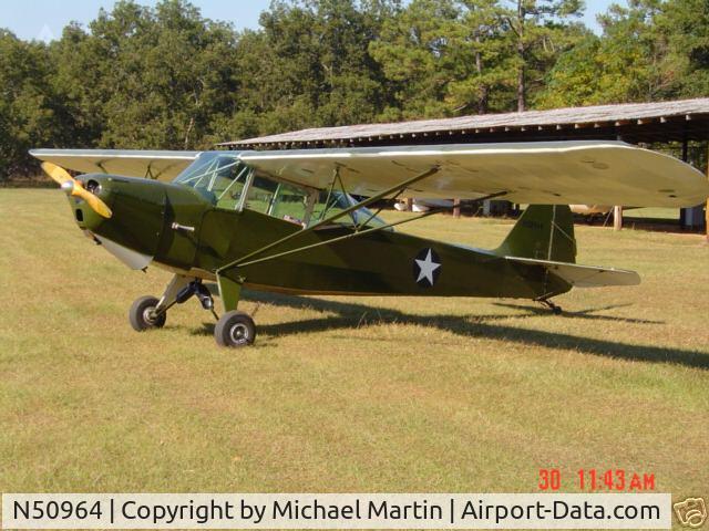 N50964, 1943 Taylorcraft DCO-65 C/N 5888, For Sale on eBay 11-05-05