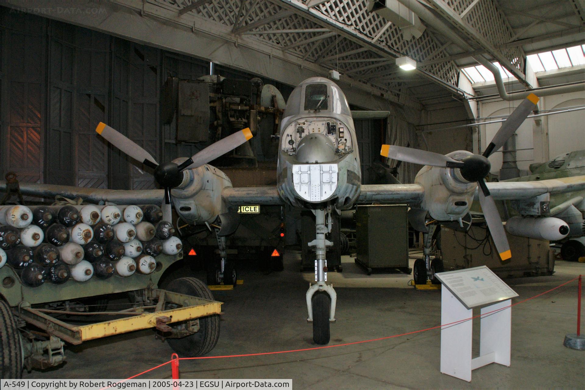A-549, FMA IA-58A Pucará C/N 050, PRESERVED. Imperial War Museum, Duxford.