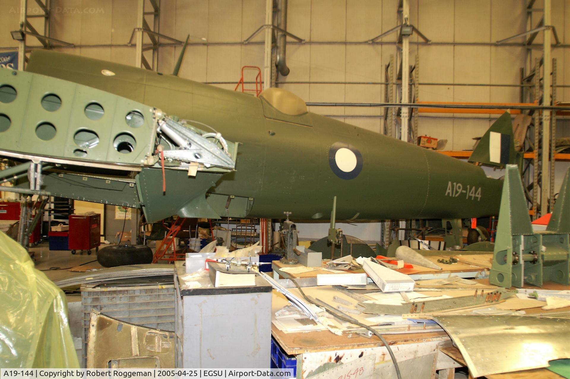 A19-144, Bristol 156 Beaufighter Mk. XI C/N Not found A19-144, PRESERVED. Imperial War Museum, Duxford. REBUILT.FIGHTER COLLECTION.