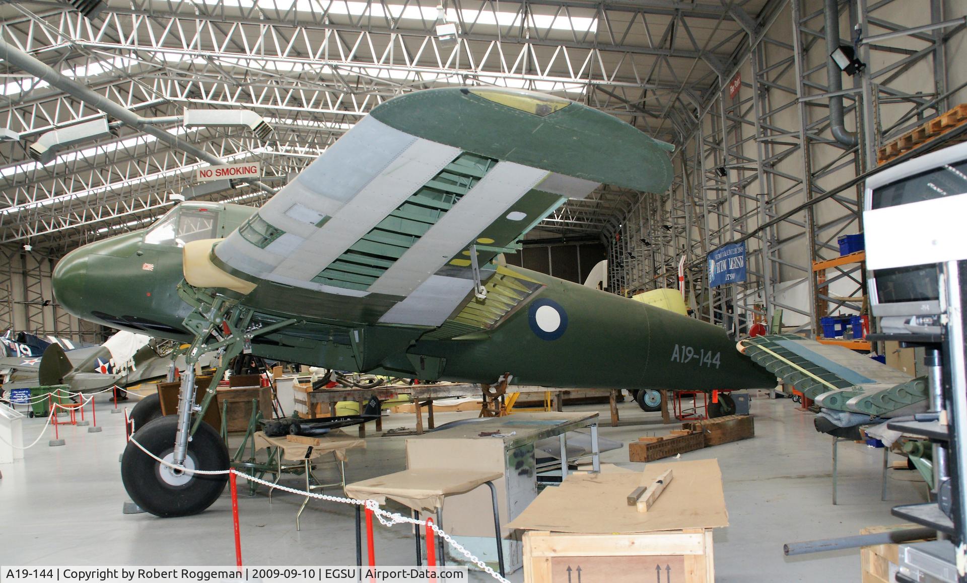 A19-144, Bristol 156 Beaufighter Mk. XI C/N Not found A19-144, PRESERVED. Imperial War Museum, Duxford. REBUILT.FIGHTER COLLECTION.