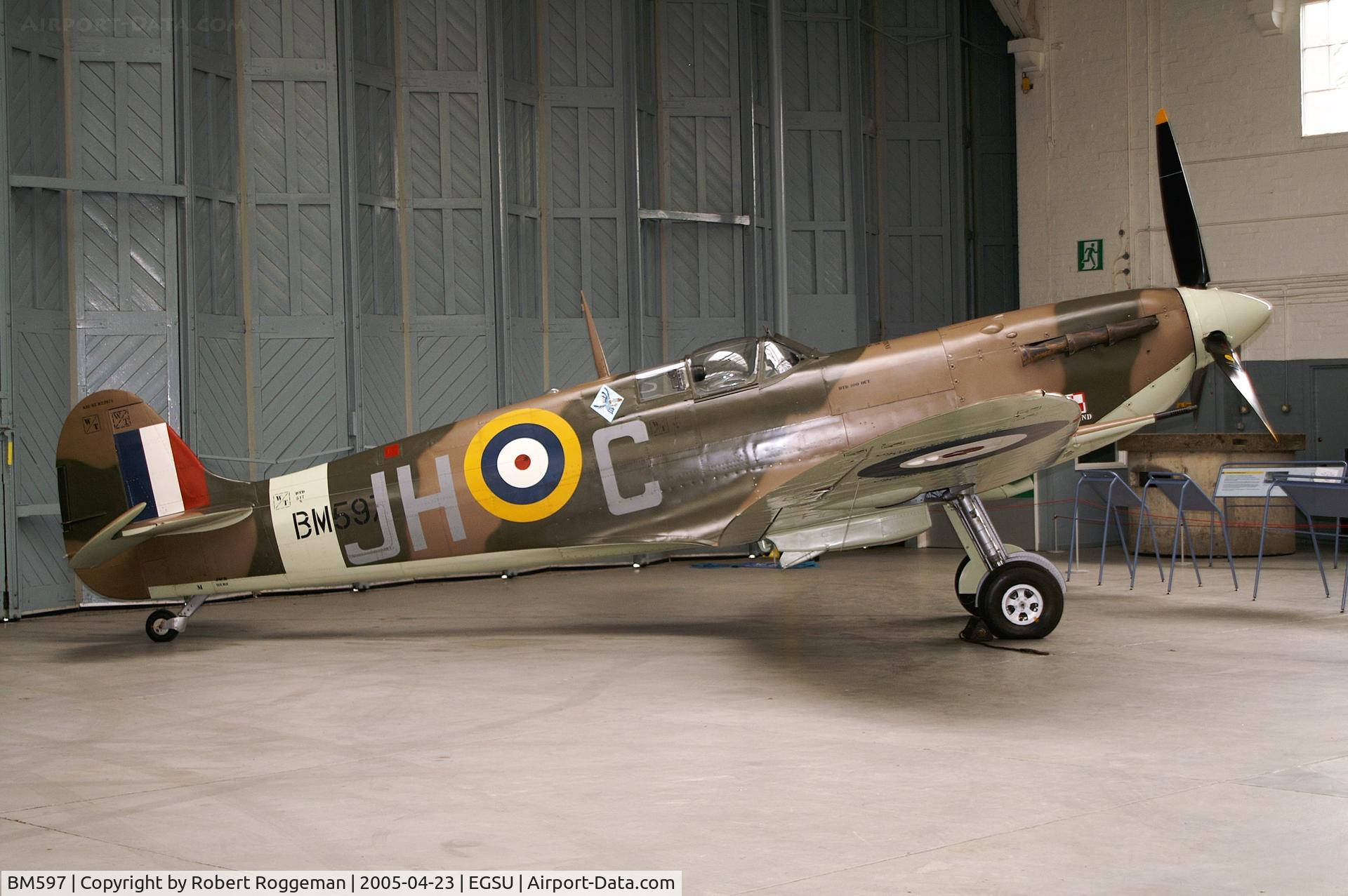 BM597, 1942 Supermarine 349 Spitfire LF.Vb C/N CBAF.2461, Imperial War Museum, Duxford. JH C?