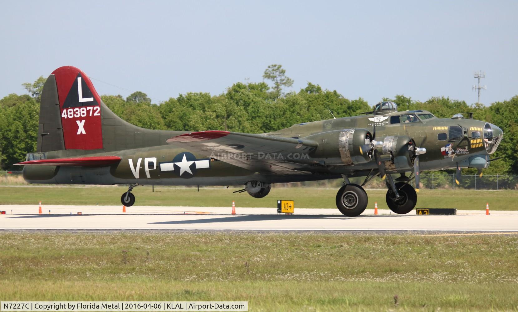 N7227C, 1944 Boeing B-17G Fortress C/N 32513, SNF LAL 2016