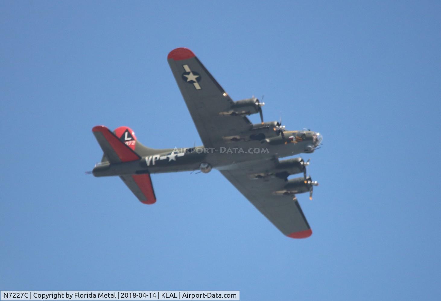 N7227C, 1944 Boeing B-17G Fortress C/N 32513, SNF LAL 2018