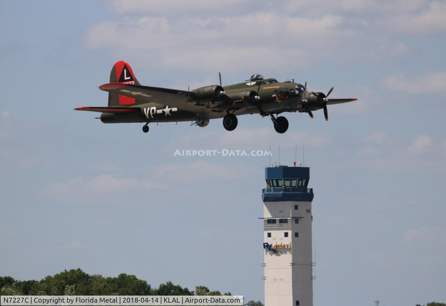 N7227C, 1944 Boeing B-17G Fortress C/N 32513, SNF LAL 2018