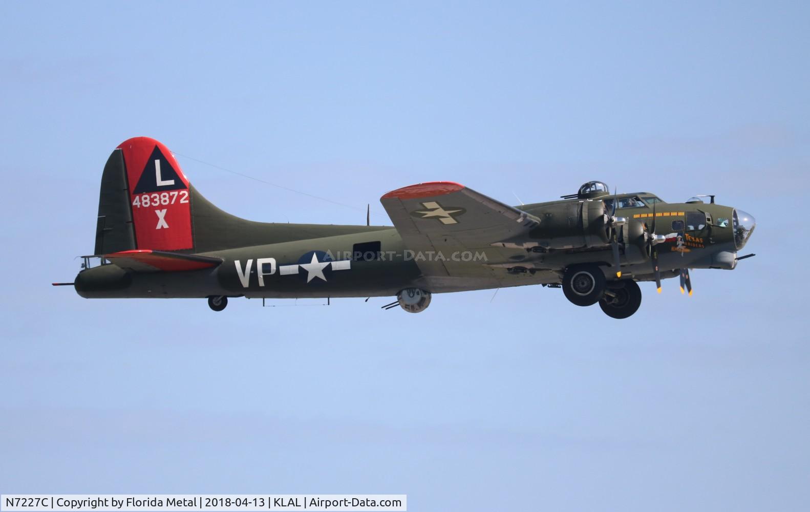 N7227C, 1944 Boeing B-17G Fortress C/N 32513, SNF LAL 2018