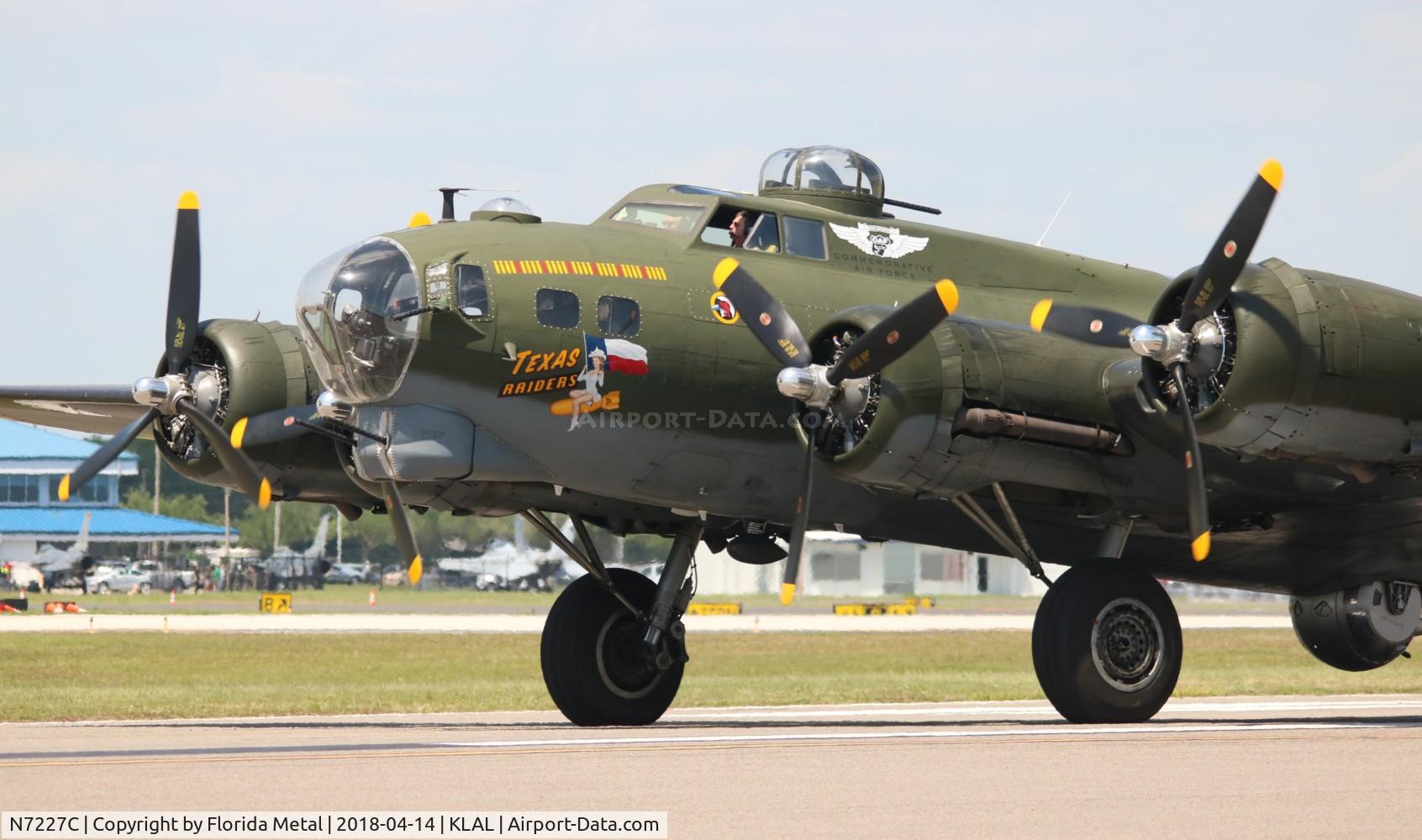 N7227C, 1944 Boeing B-17G Fortress C/N 32513, SNF LAL 2018