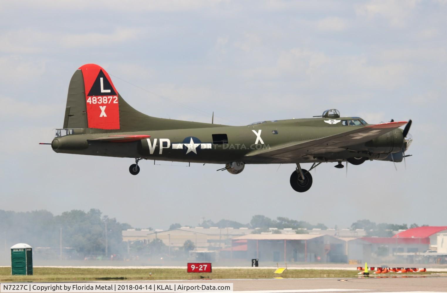 N7227C, 1944 Boeing B-17G Fortress C/N 32513, SNF LAL 2018