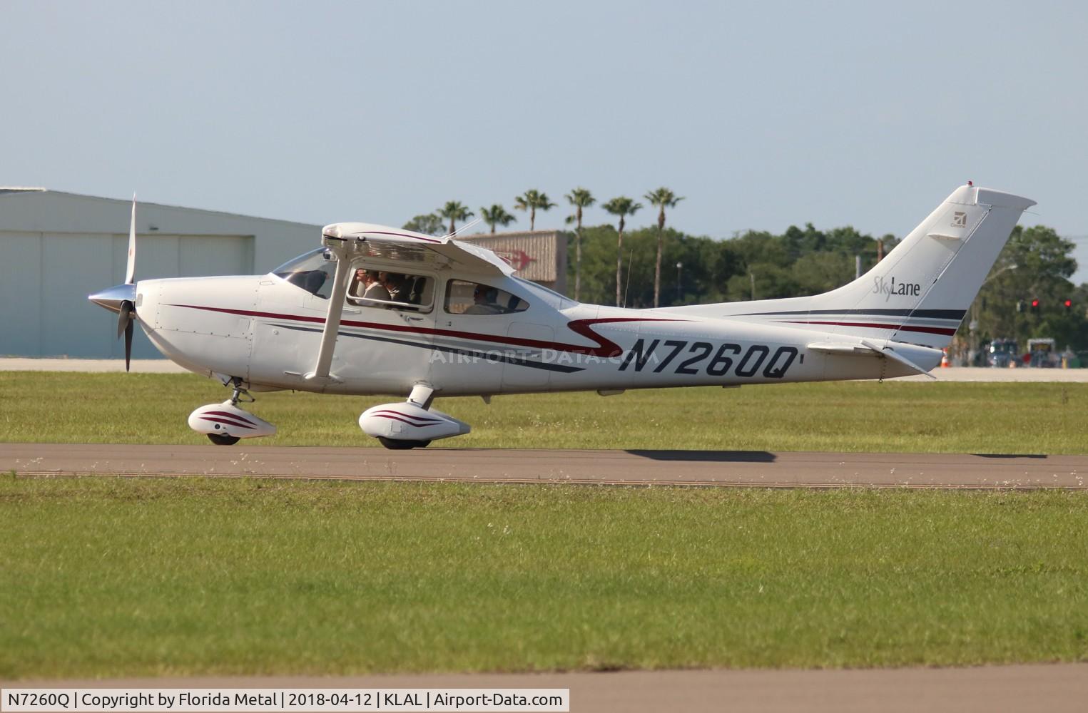 N7260Q, 2001 Cessna 182T Skylane C/N 18280957, SNF LAL 2018