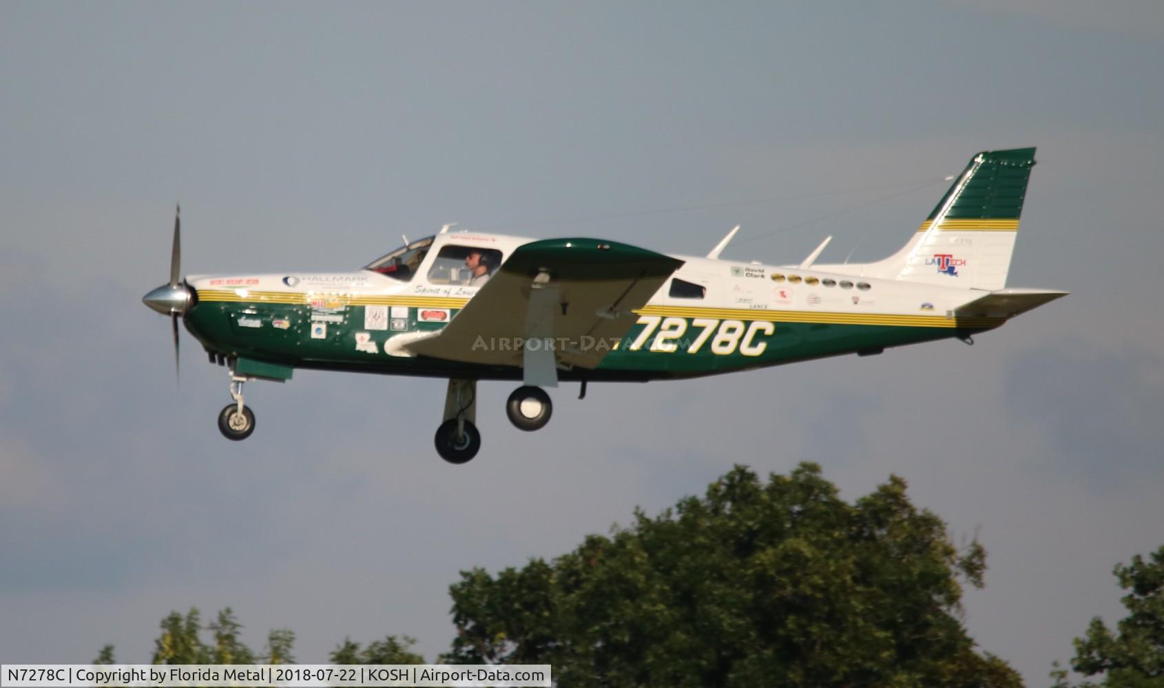 N7278C, 1975 Piper PA-32R-300 Cherokee Lance C/N 32R-7680044, EAA OSH 2018