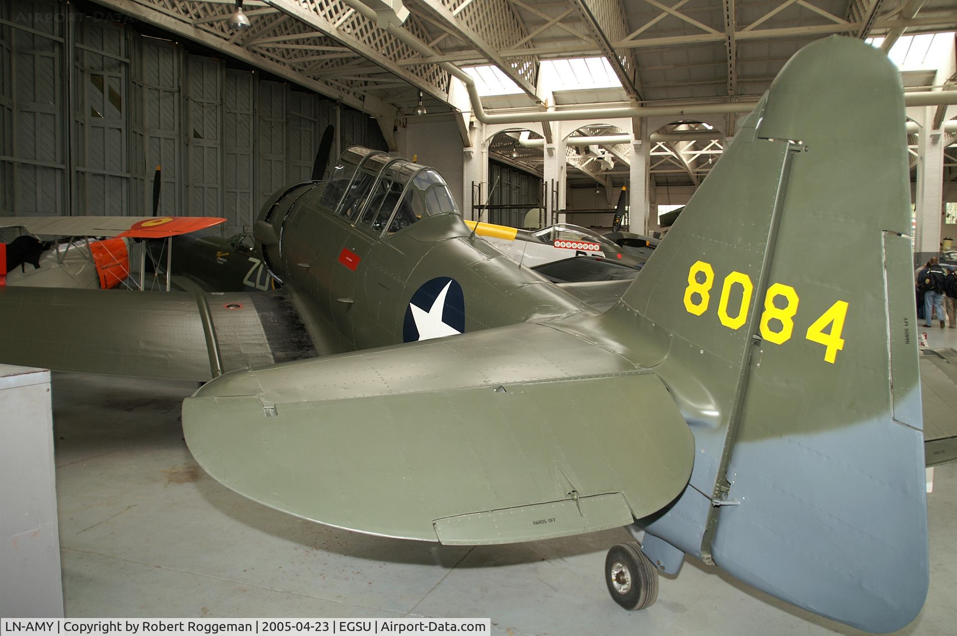 LN-AMY, North American AT-6D Harvard III C/N 88-16849 (42-85068), Imperial War Museum, Duxford.