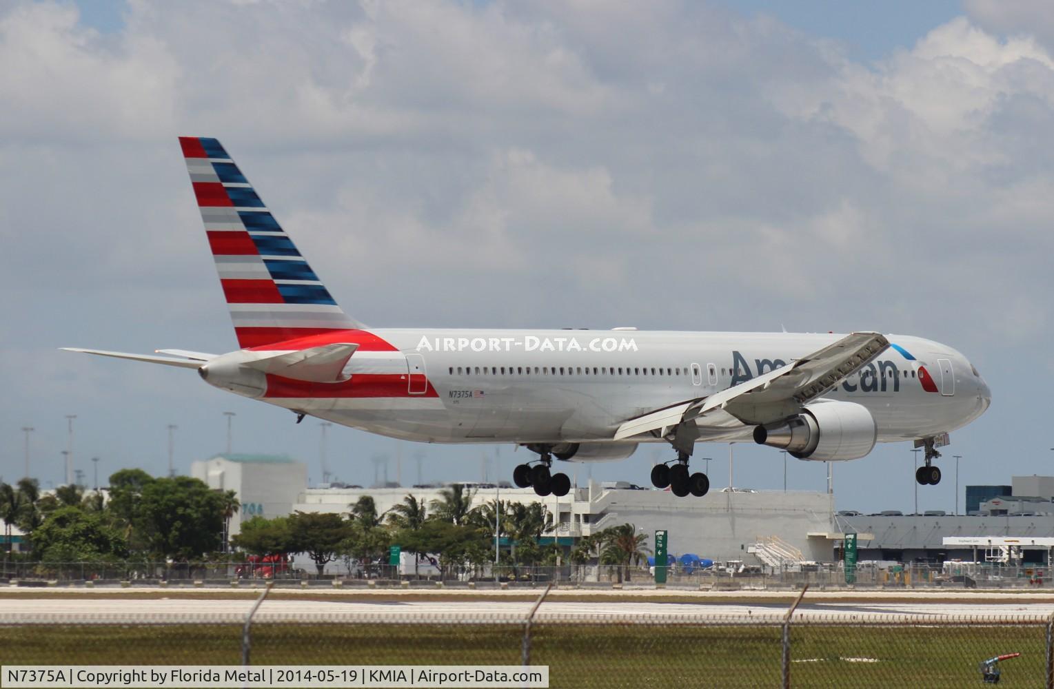 N7375A, 1992 Boeing 767-323 C/N 25202, MIA spotting 2014