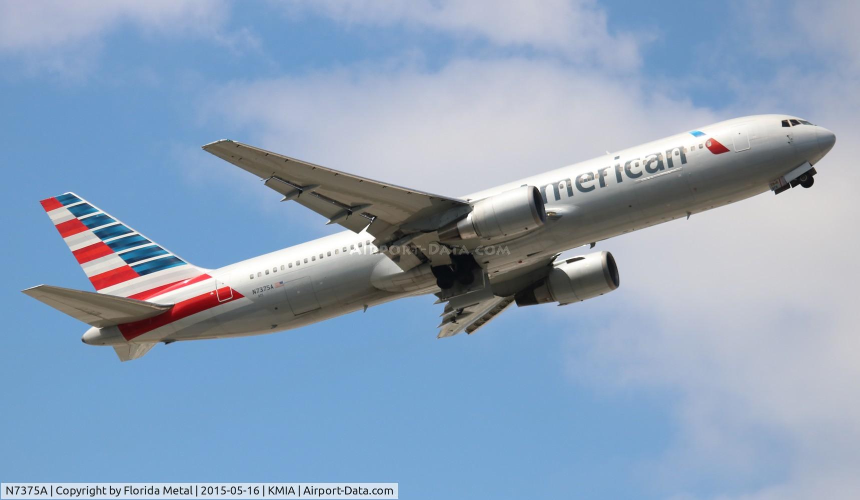 N7375A, 1992 Boeing 767-323 C/N 25202, MIA spotting 2015