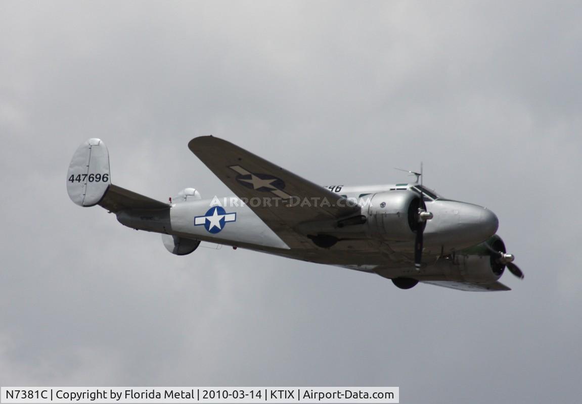 N7381C, 1944 Beech C18S C/N 8104, TICO 2010