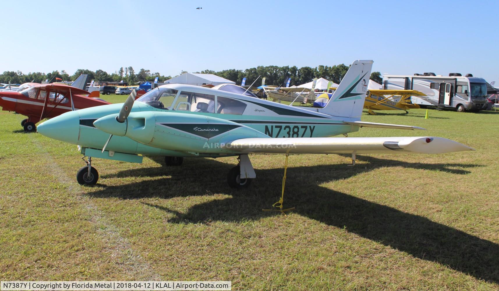 N7387Y, 1964 Piper PA-30 Twin Comanche C/N 30-442, SNF LAL 2018