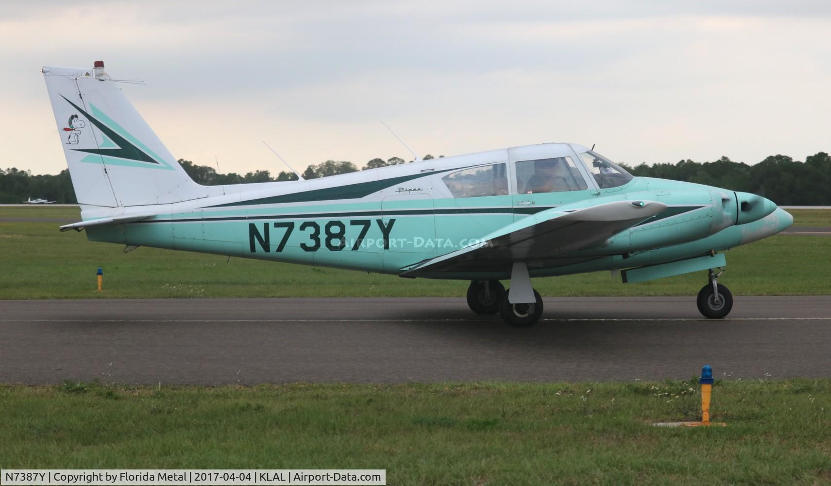 N7387Y, 1964 Piper PA-30 Twin Comanche C/N 30-442, SNF LAL 2017