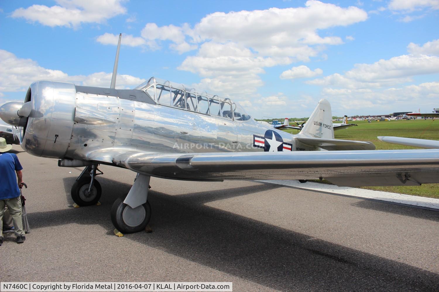 N7460C, 1944 North American AT-6F C/N 121-42606, SNF LAL 2016