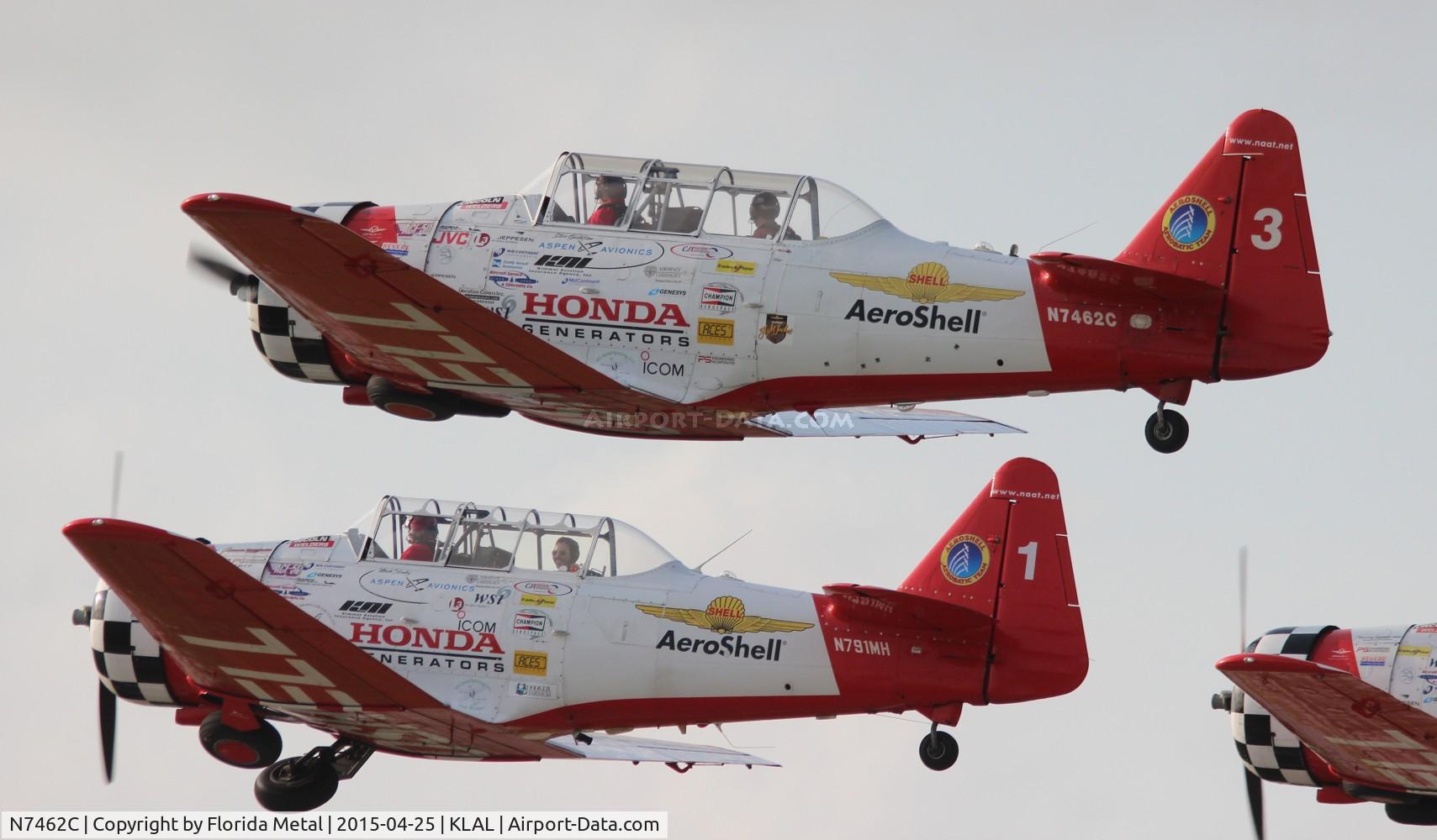 N7462C, North American AT-6B Texan C/N 121-43211, SNF LAL 2015