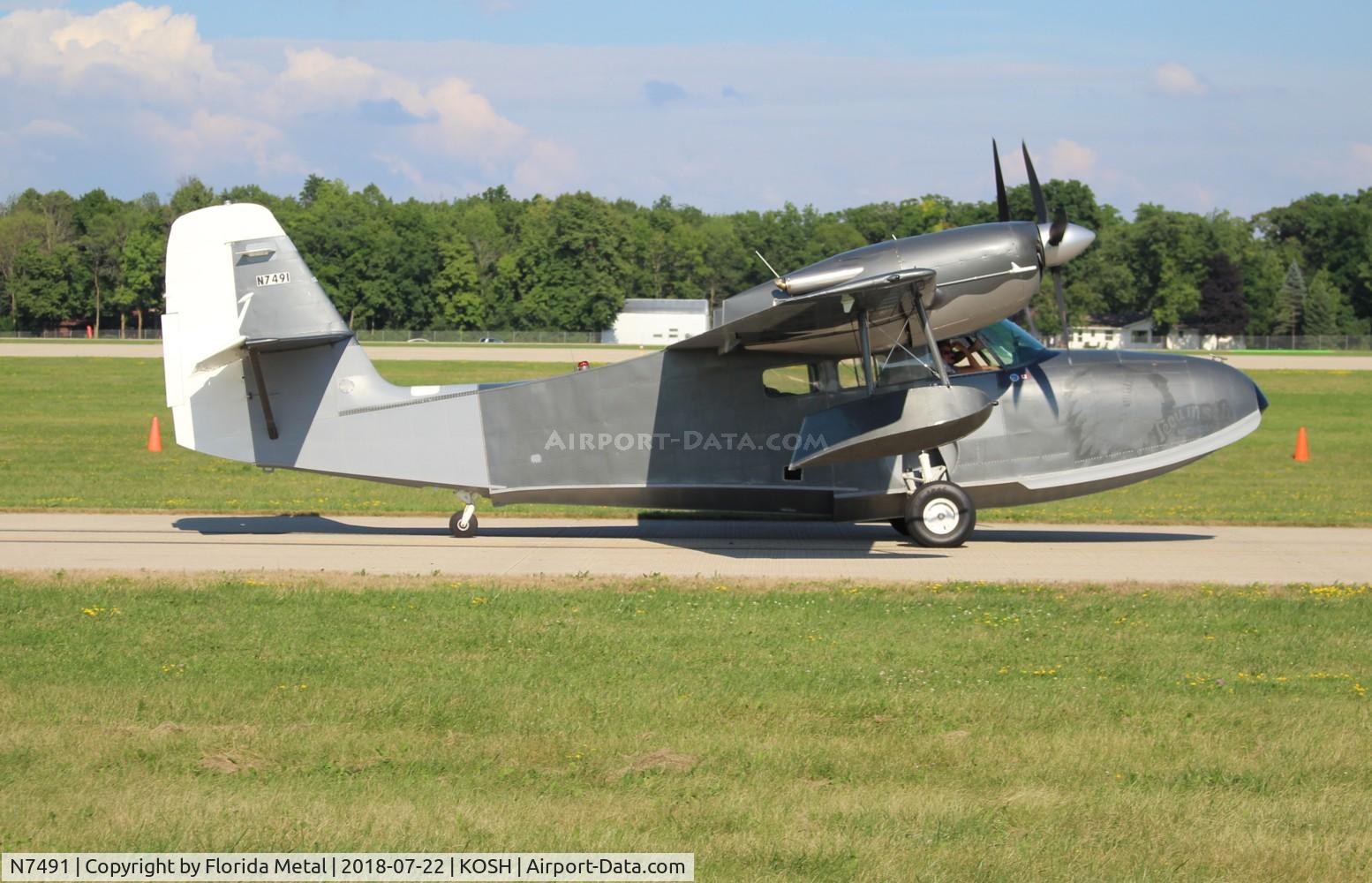 N7491, 1942 Grumman G-44 Widgeon C/N 1240, EAA OSH 2018