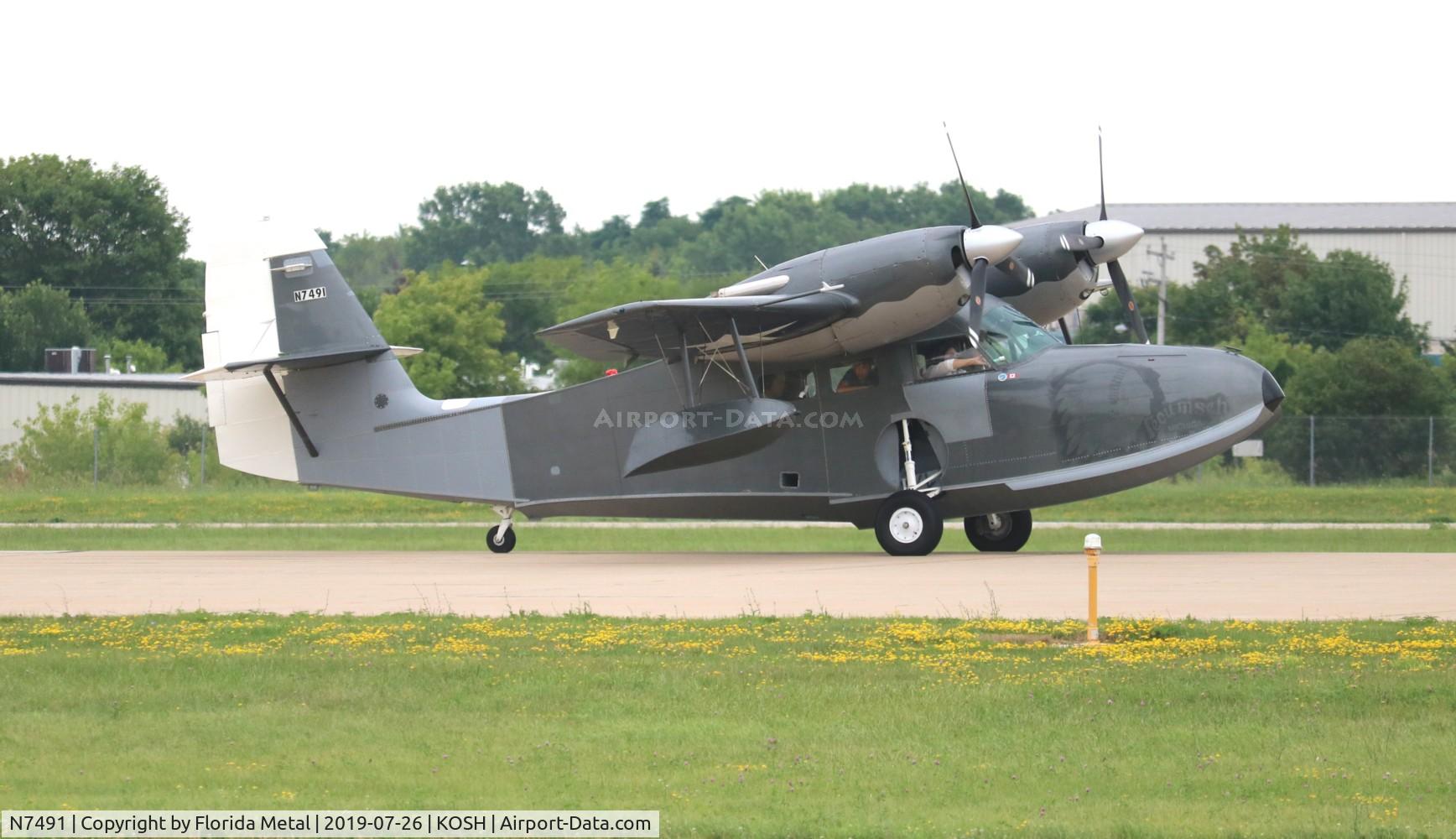 N7491, 1942 Grumman G-44 Widgeon C/N 1240, EAA OSH 2019