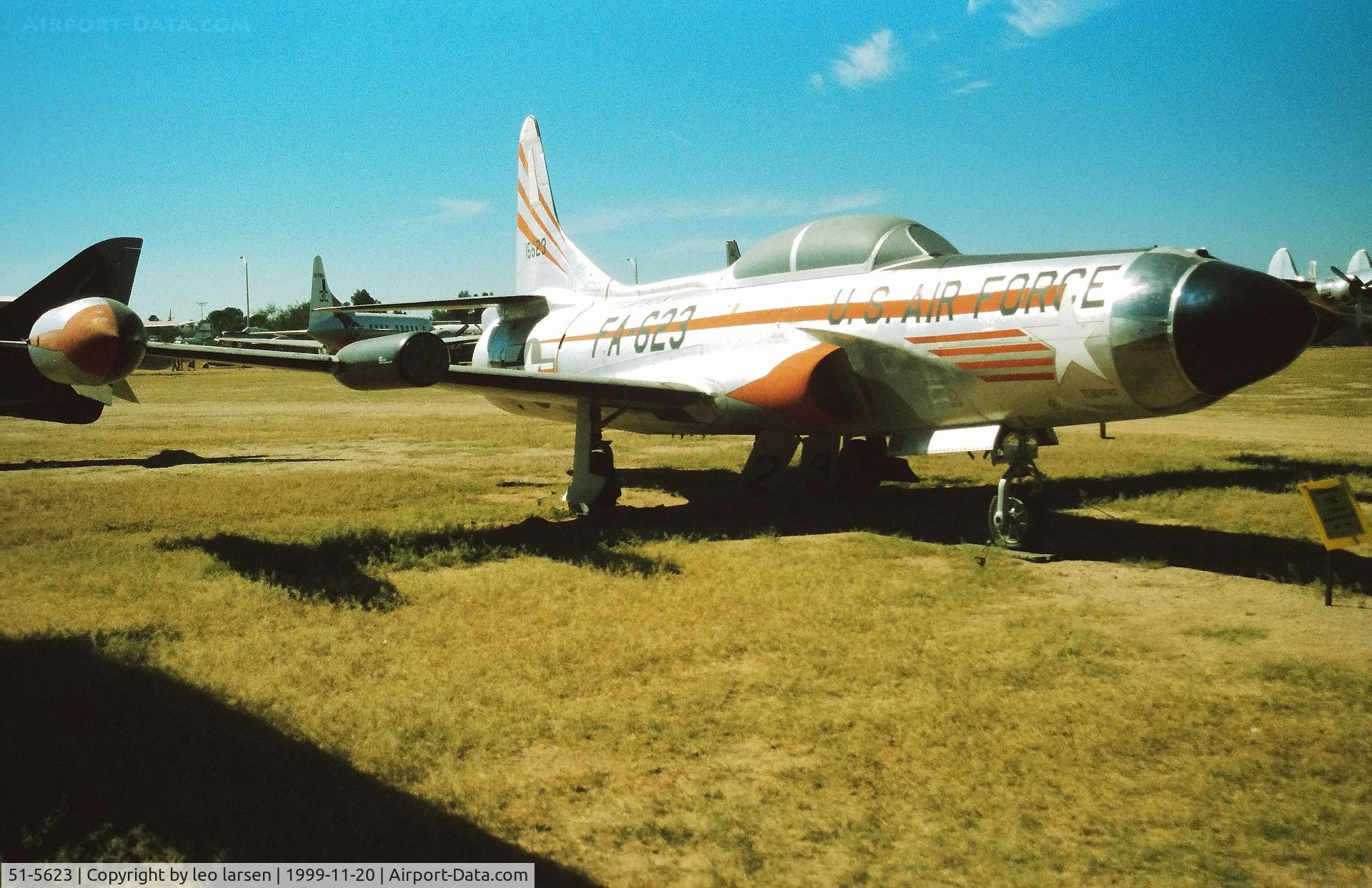 51-5623, 1951 Lockheed F-94C Starfire C/N 880-8219, Pima Air Museum 20.11.1999