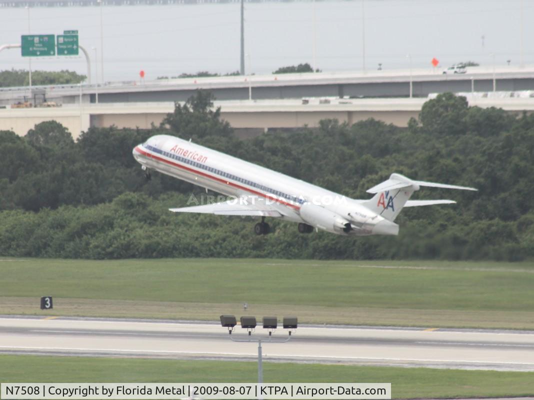 N7508, 1989 McDonnell Douglas MD-82 (DC-9-82) C/N 49802, TPA spotting 2009