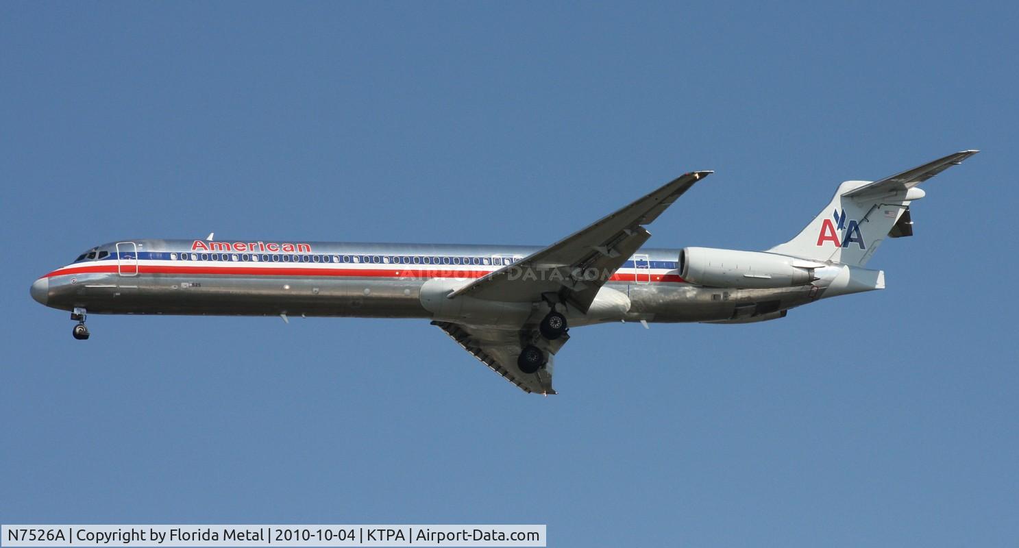 N7526A, 1990 McDonnell Douglas MD-82 (DC-9-82) C/N 49918, TPA spotting 2010