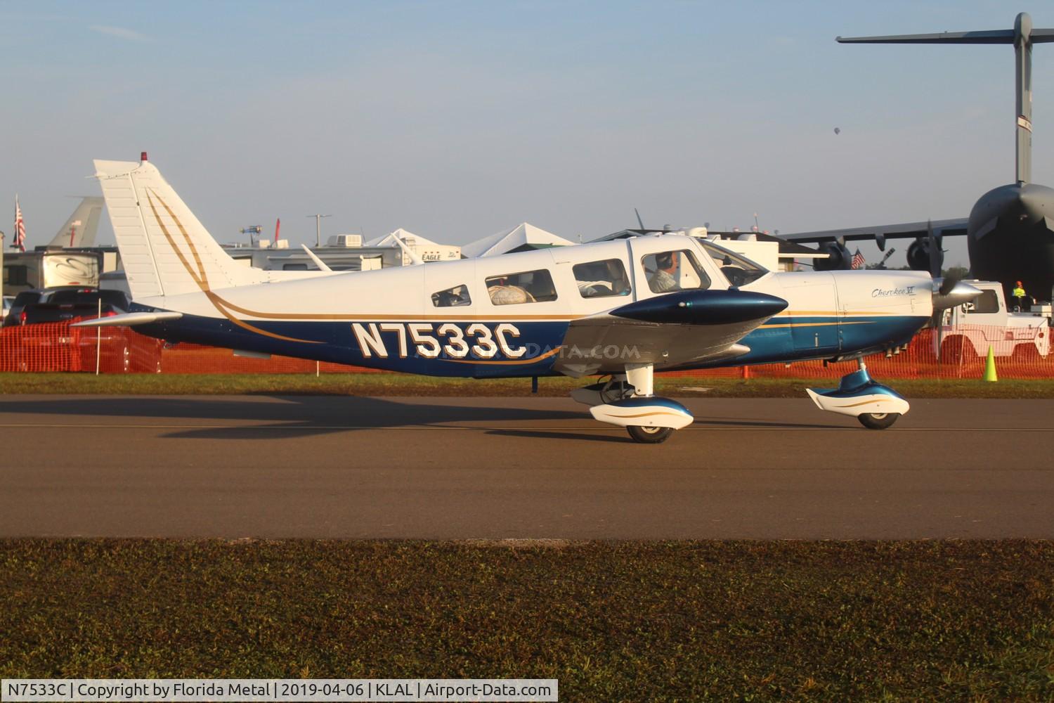N7533C, 1975 Piper PA-32-300 Cherokee Six C/N 32-7640045, SNF LAL 2019